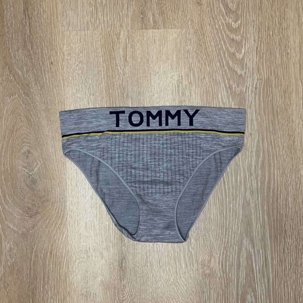 GREY TOMMY HILFIGER RIBBED UNDIES